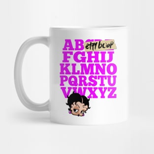 BETTY BOOP ALPHABET Mug